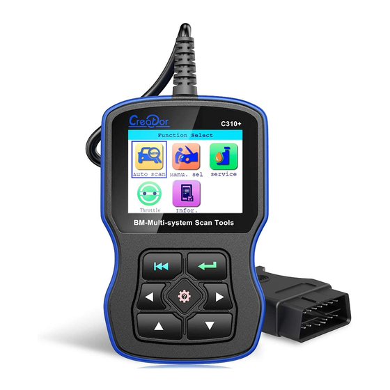 Creator C310+ Manual