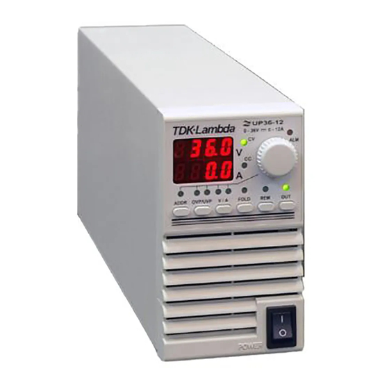TDK-Lambda ZUP36-6 User Manual