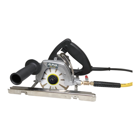 Alpha Professional Tools ESC-125 Instruction Manual
