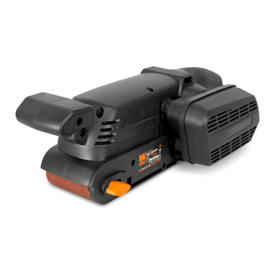 WEN HB3216 - 7-Amp 3-by-21-Inch Variable Speed Combination Handheld and Benchtop Belt Sander Manual