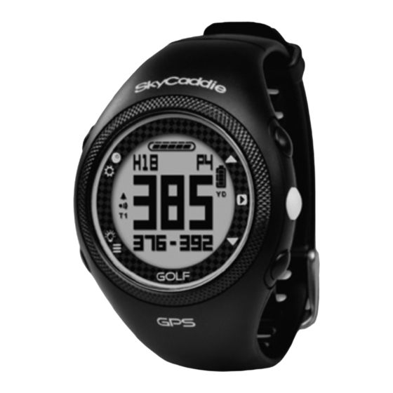 SkyCaddie Sport Series Quick Start Manual