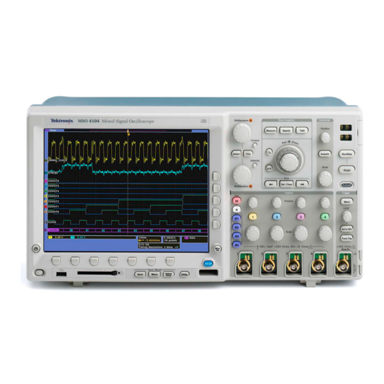 Tektronix DPO4104 Instructions Manual