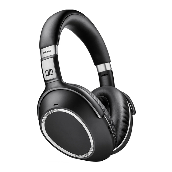 Sennheiser MB 660 Quick Manual