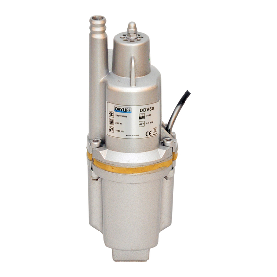 DAYLIFF DDV 60 Installation & Operating Manual