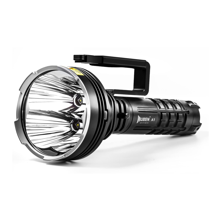 WUBEN A1 - 20,000 Lumens Flashlight Manual