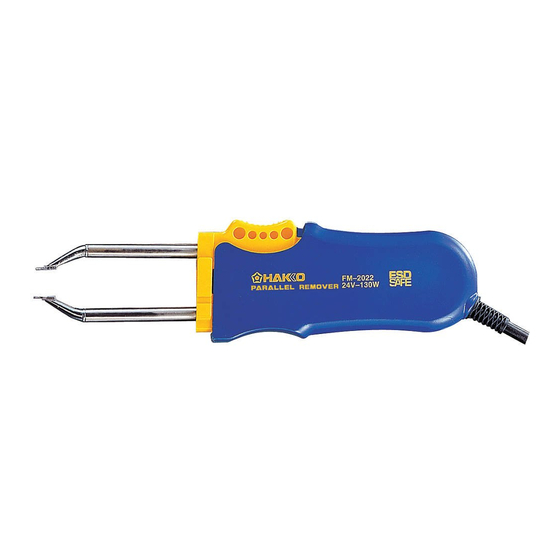 Hakko Electronics FM-2022 Instruction Manual