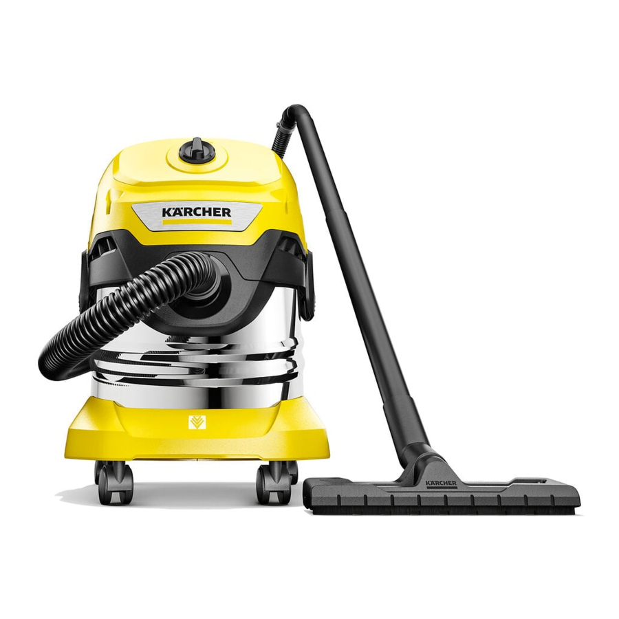 Kärcher WD 4, WD 4 S, KWD 4, KWD 4 S Manual