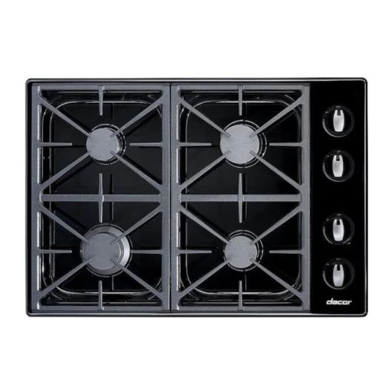 Dacor Preference RGC304 Installation Instructions Manual