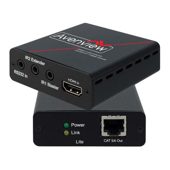 User Manuals: Avenview HBT-C6PLT-R Extender Receiver