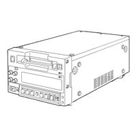 Panasonic AJHD1200A - DVCPRO HD VTR Operating Instructions Manual