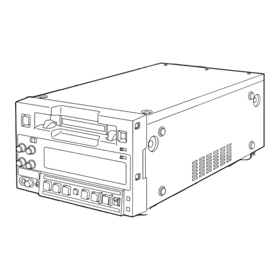 Panasonic AJ-YA120AG Operating Instructions Manual