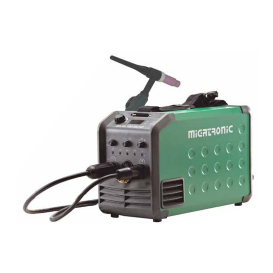 Migatronic DELTA 160 HP Quick Manual