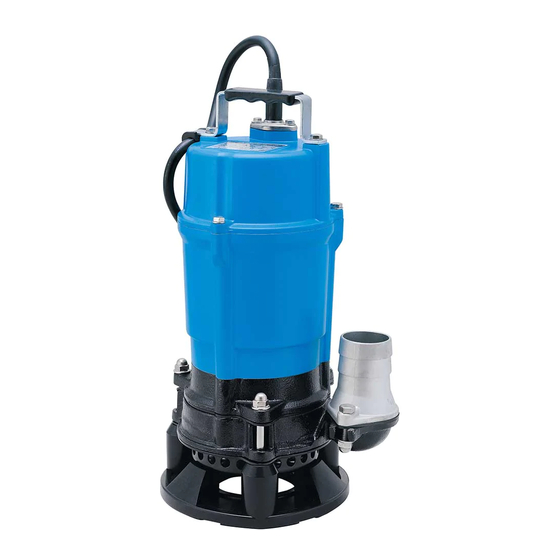 Tsurumi Pump HSD2.55S Operation Manual