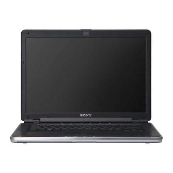 Sony VAIO VGN-CR100 Series User Manual
