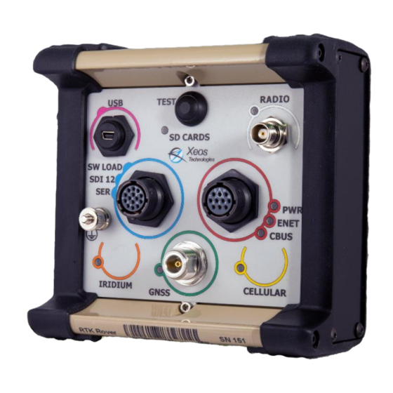 Xeos Alert Geomatics Resolute Manuals