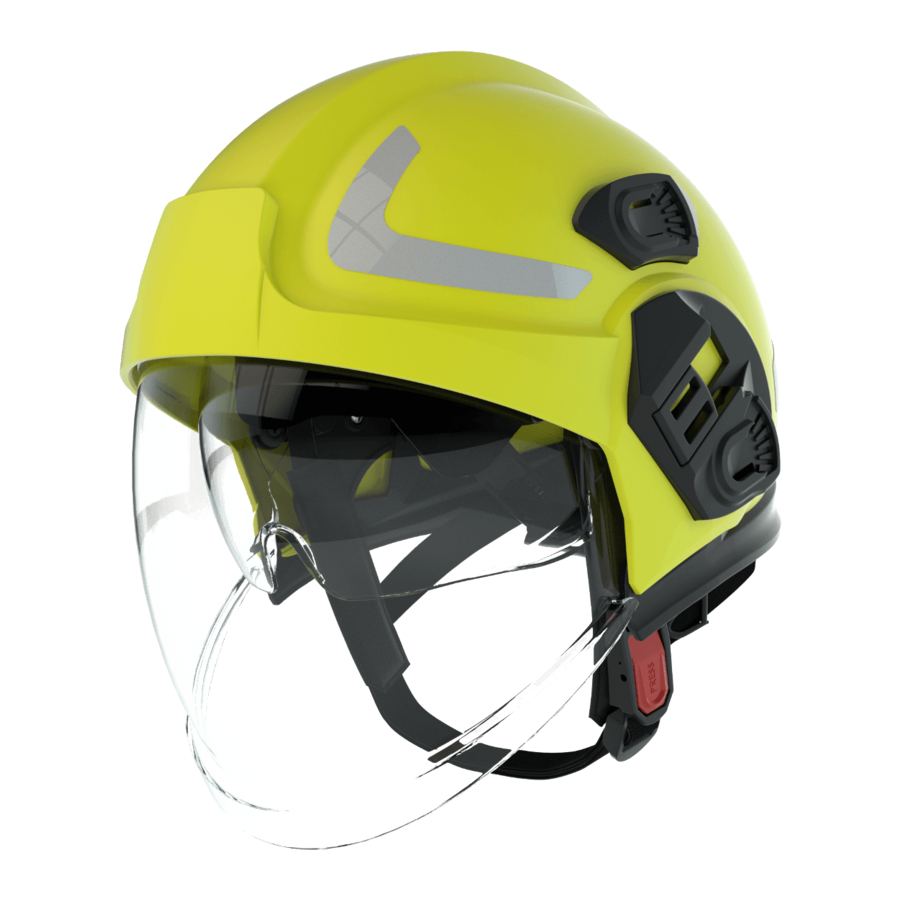 PAB Fire Compact Thermoplastic Helmet Manuals