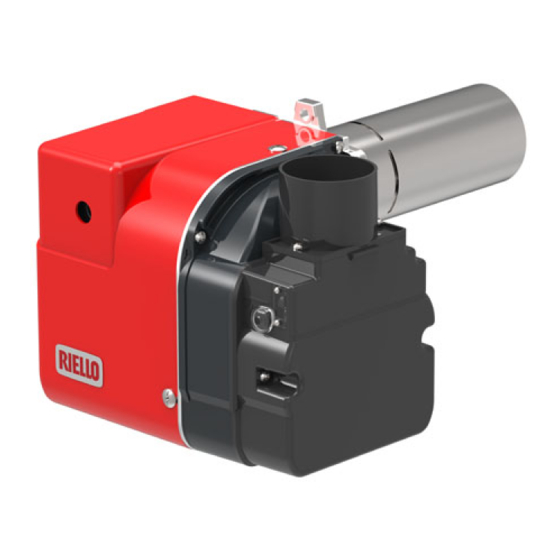 Riello RDB2.2R BG1 BLU 21 Oil Burner Manuals