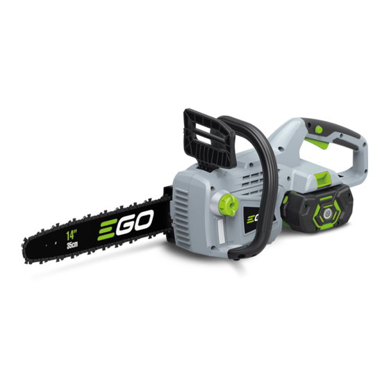 Ego Power+ CS1400E Manuals