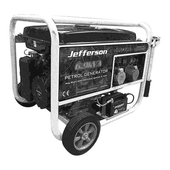 Jefferson OLYMPUS JEFGENPET55EL Generator Manuals