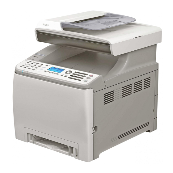 Ricoh SP C240SF Operating Instructions Manual