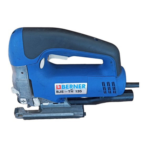 Berner BJS-SHO 135 Operating Instructions Manual