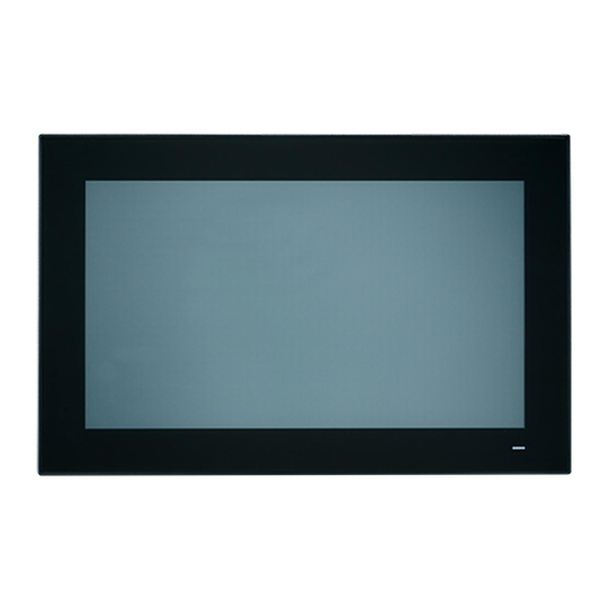 Advantech PPC-3151W Startup Manual