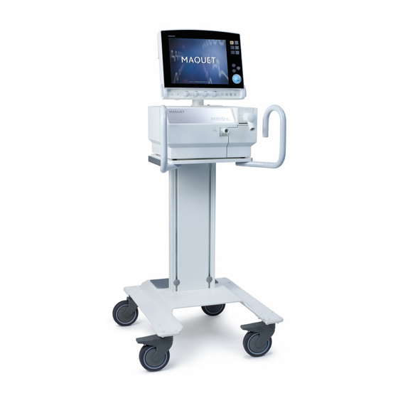 Getinge Maquet SERVO-s User Manual
