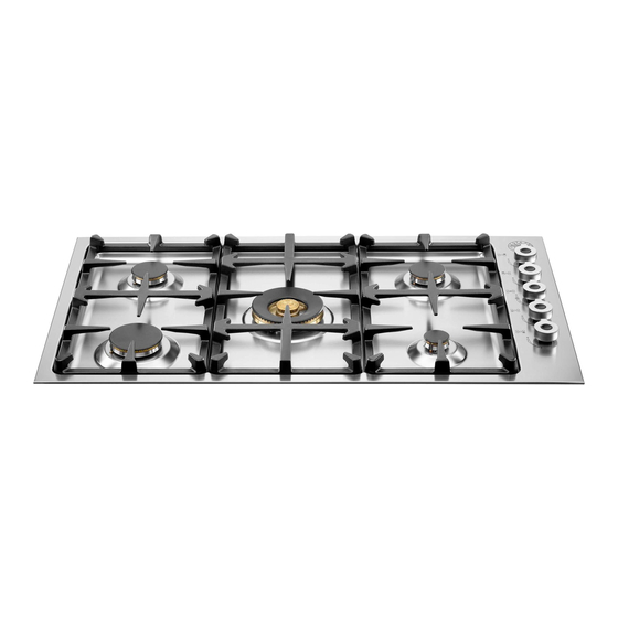 Bertazzoni QB36500X Installation, Service And User Instructions Manual