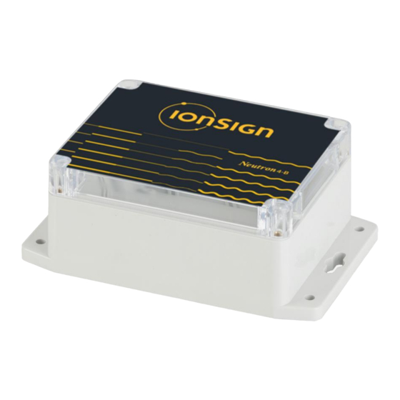 ionSign Neutron4-B Quick Manual