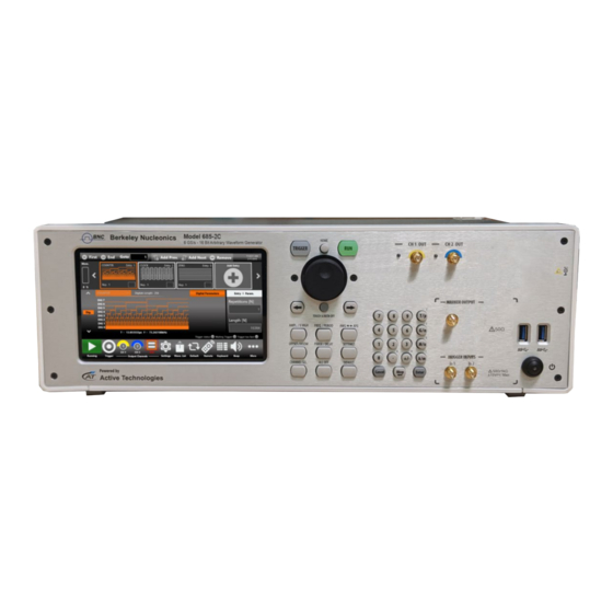 BNC 685 Series User Manual