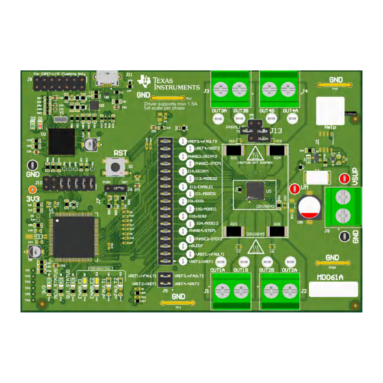 Texas Instruments DRV884 EVM Series Manuals