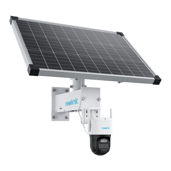 Reolink TrackMix LTE Plus Quick Start Manual