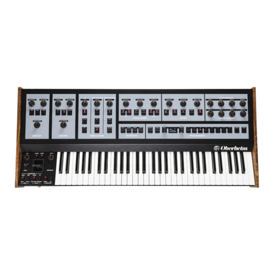 Oberheim OB-X8 User Manual