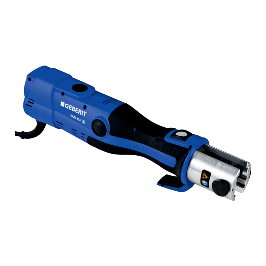 Geberit ECO 203 Operation Manual