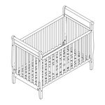 Graco 3251681-064 - Lauren Classic Convertible Crib Assembly Instructions Manual