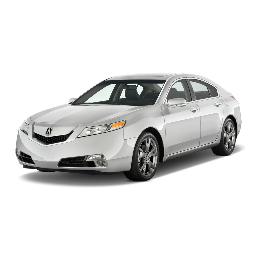 Acura 2010 TL Owner's Manual