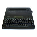 Casio Casiowriter CW-16 Instruction Manual
