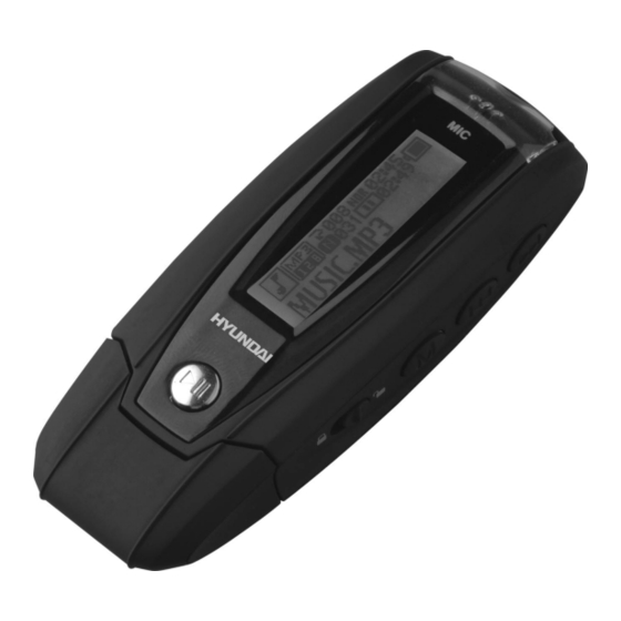 Hyundai MP 1401 FM Instruction Manual