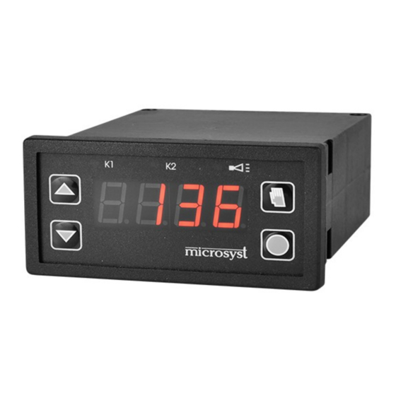 microSYST MS8104k5 Process Controller Manuals