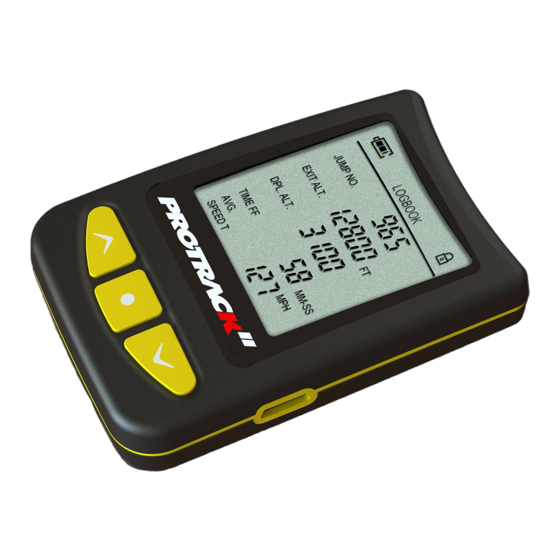 Altimeters PROTRACKII Quick Manual