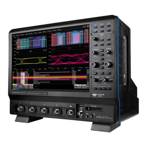 Teledyne Lecroy WaveRunner 9000 Operator's Manual
