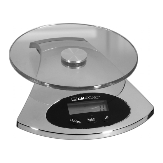 CTC Union CLATRONIC KW 2943 Scales Manuals