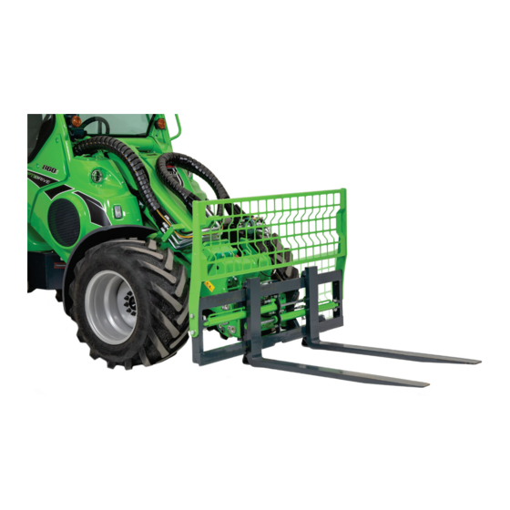 AVANT A442071 Operator's Manual For Attachment