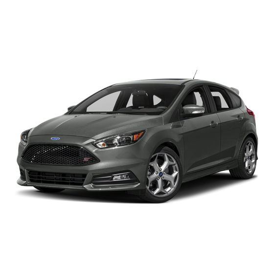 Ford FOCUS ST 2016 Manual