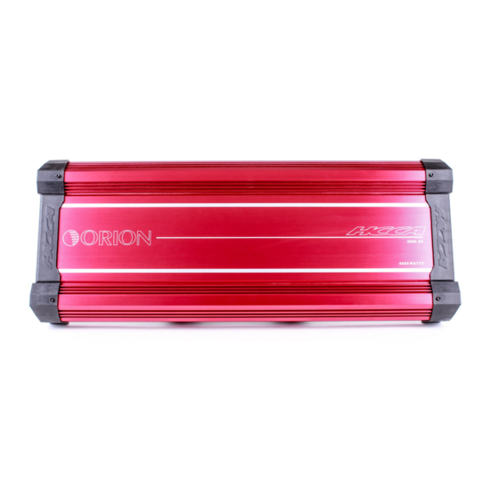 Orion HCCA3000.2H Owner's Manual