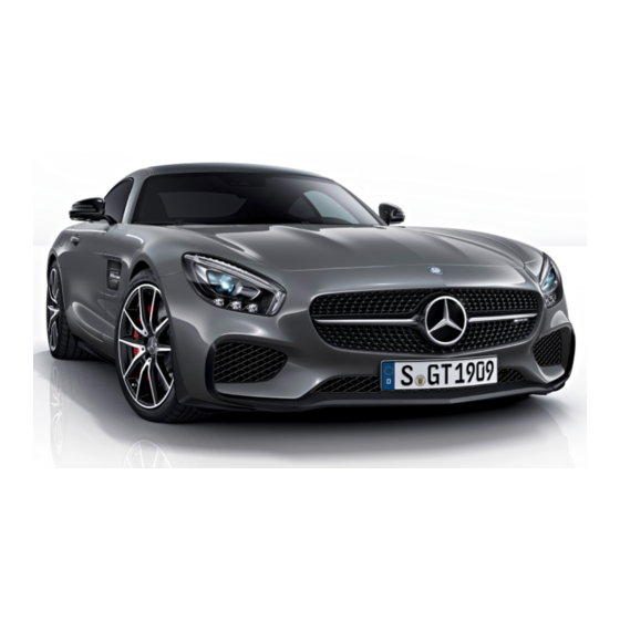 Mercedes-Benz AMG GT S 2016 Operator's Manual
