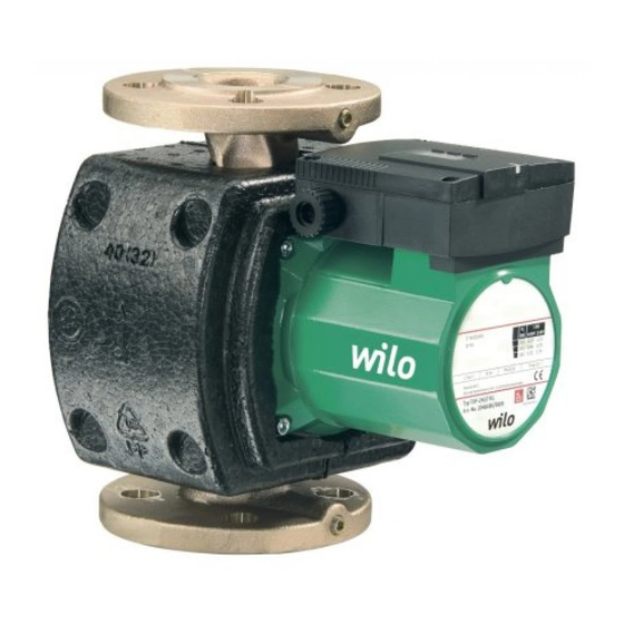 Wilo TOP-Z 20/4 EM Installation And Operating Instructions Manual