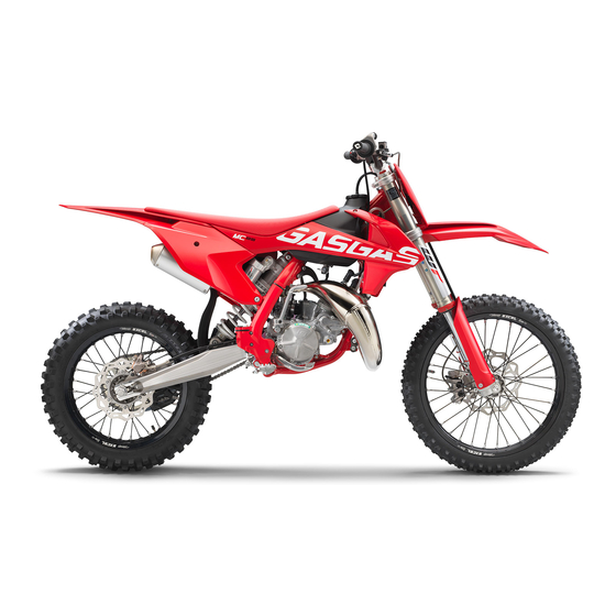 GAS GAS MC 85 2021 Owner's Manual