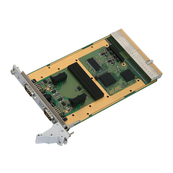 ESD CPCI-CAN/400-2 Hardware Manual