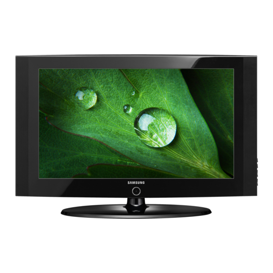 Samsung LE37A Series Training Manual